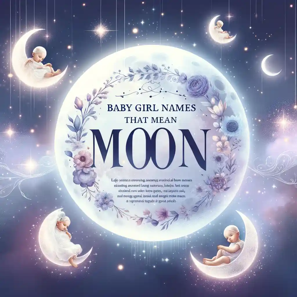 25+ Baby Girl Names That Mean Moon