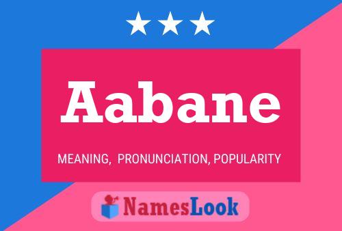 Aabane Name Poster