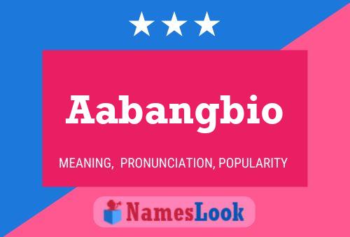 Aabangbio Name Poster