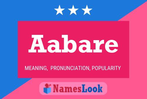 Aabare Name Poster