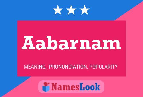 Aabarnam Name Poster