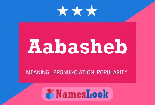 Aabasheb Name Poster