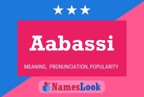 Aabassi Name Poster