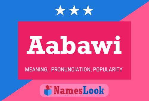 Aabawi Name Poster