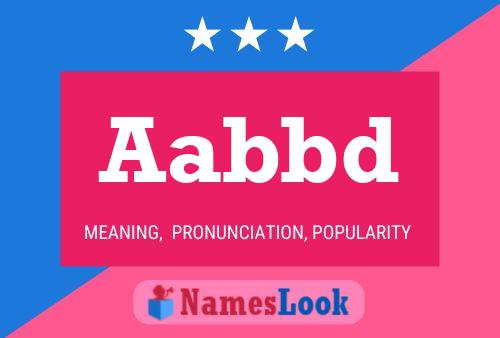 Aabbd Name Poster