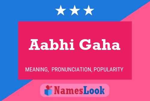 Aabhi Gaha Name Poster