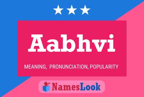 Aabhvi Name Poster