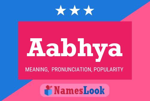 Aabhya Name Poster