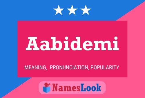 Aabidemi Name Poster