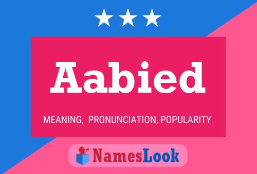 Aabied Name Poster