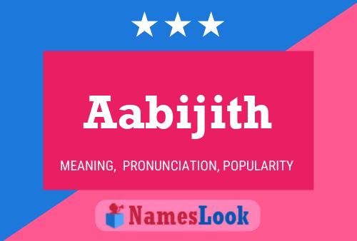 Aabijith Name Poster