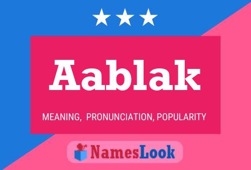 Aablak Name Poster