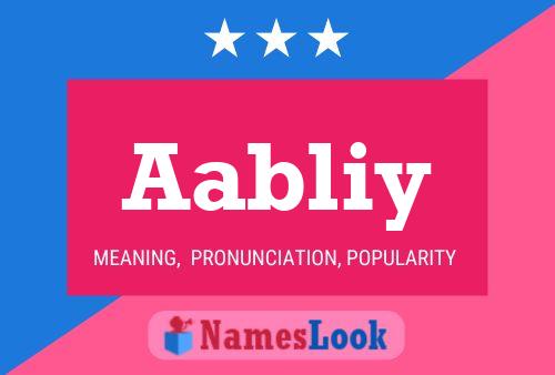 Aabliy Name Poster