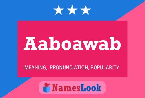 Aaboawab Name Poster