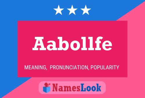 Aabollfe Name Poster