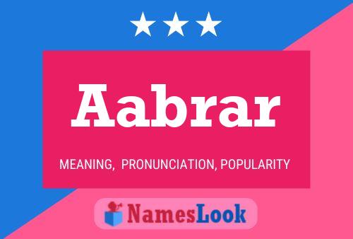 Aabrar Name Poster