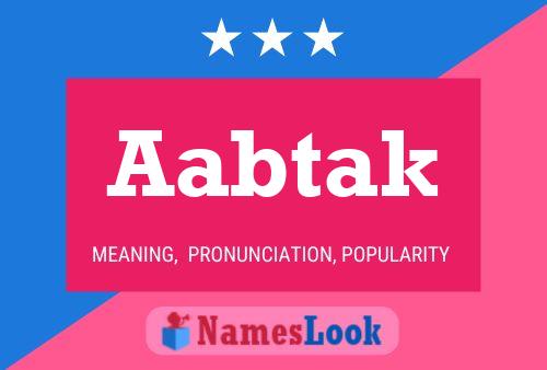 Aabtak Name Poster