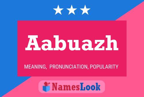 Aabuazh Name Poster