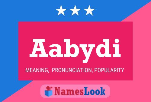 Aabydi Name Poster