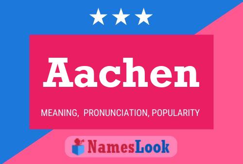 Aachen Name Poster