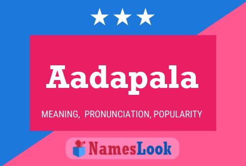 Aadapala Name Poster