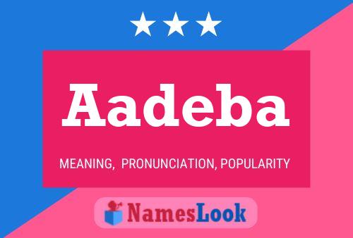 Aadeba Name Poster