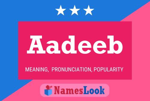 Aadeeb Name Poster