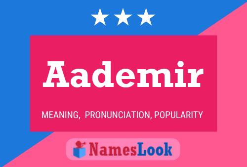 Aademir Name Poster