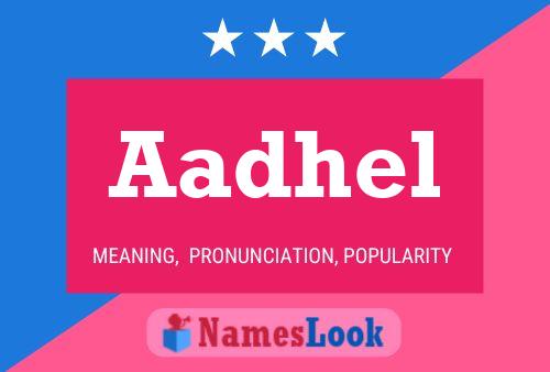 Aadhel Name Poster