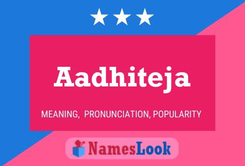 Aadhiteja Name Poster