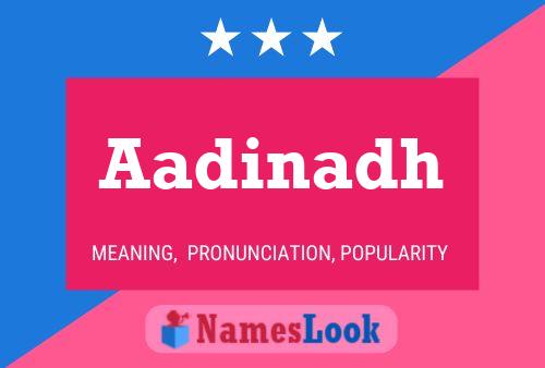 Aadinadh Name Poster