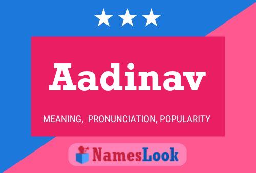 Aadinav Name Poster