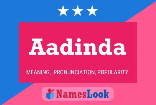 Aadinda Name Poster