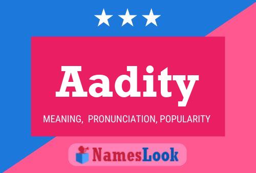 Aadity Name Poster