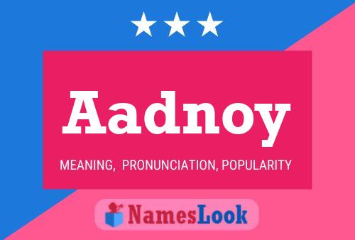 Aadnoy Name Poster