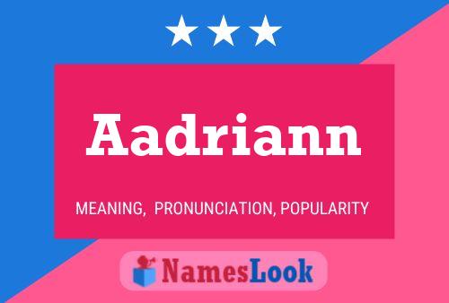 Aadriann Name Poster