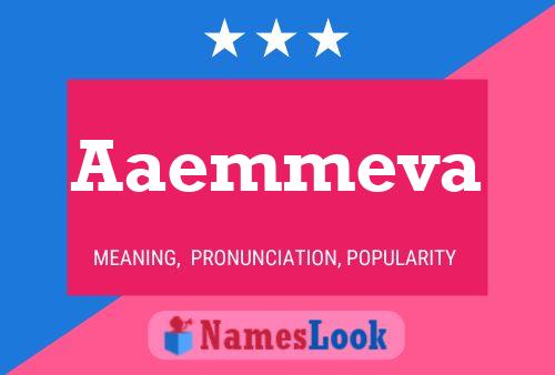 Aaemmeva Name Poster