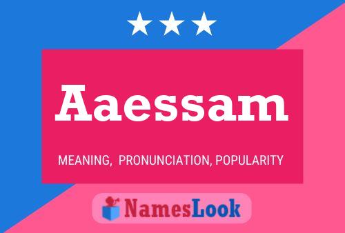 Aaessam Name Poster