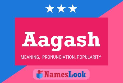 Aagash Name Poster