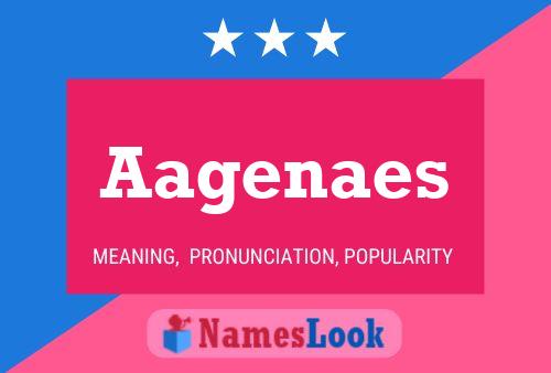 Aagenaes Name Poster