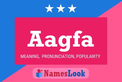 Aagfa Name Poster