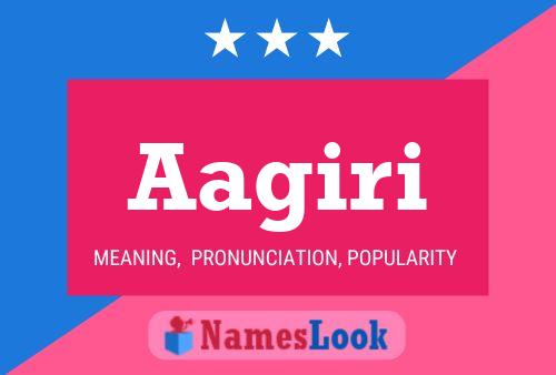 Aagiri Name Poster