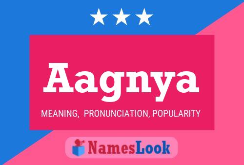 Aagnya Name Poster