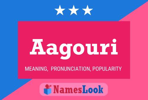 Aagouri Name Poster