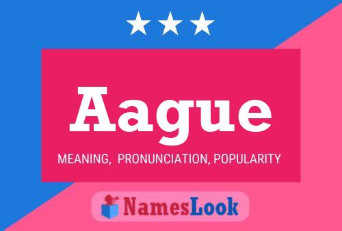 Aague Name Poster