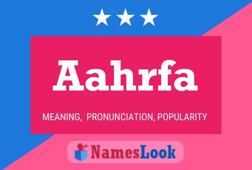 Aahrfa Name Poster