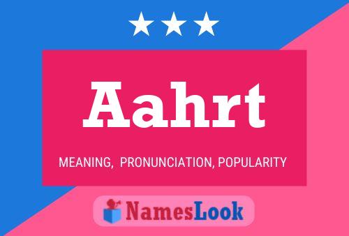 Aahrt Name Poster