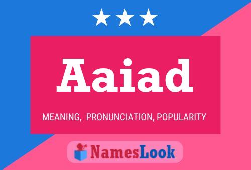 Aaiad Name Poster