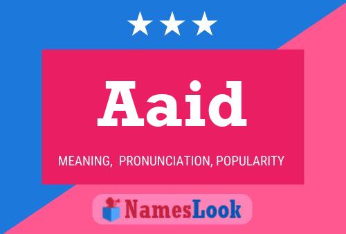 Aaid Name Poster