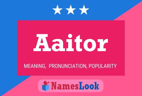 Aaitor Name Poster